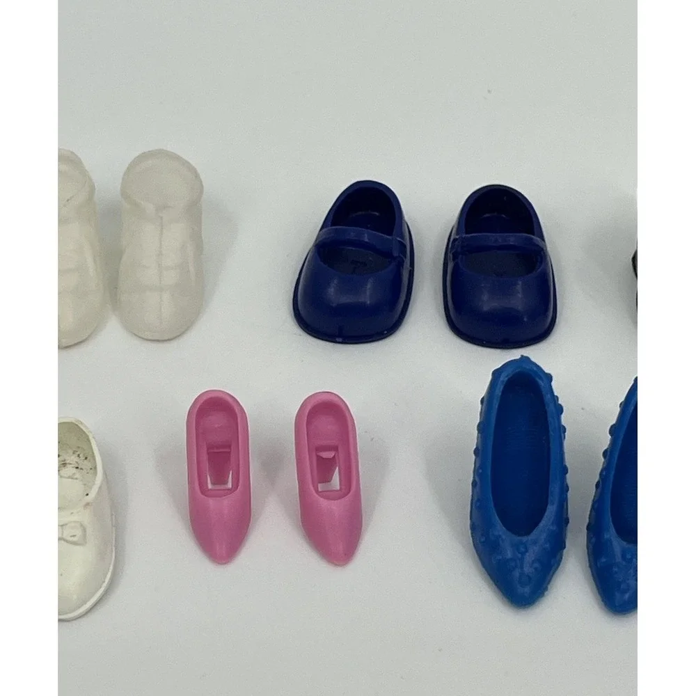 Vintage Lot of Shoes and Boots For Barbie Kelly Stacie Dolls 8 Pairs
